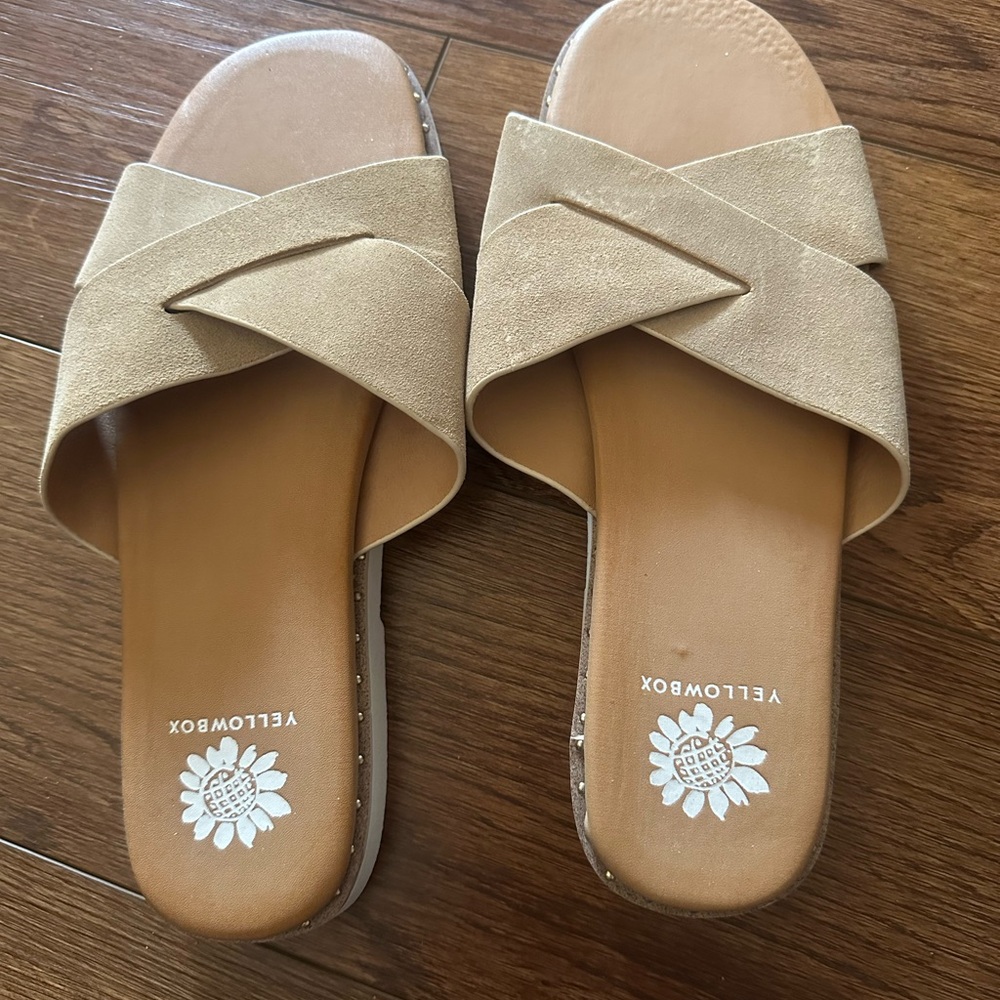 Yellow Box Women's Hemes Tan Sandals